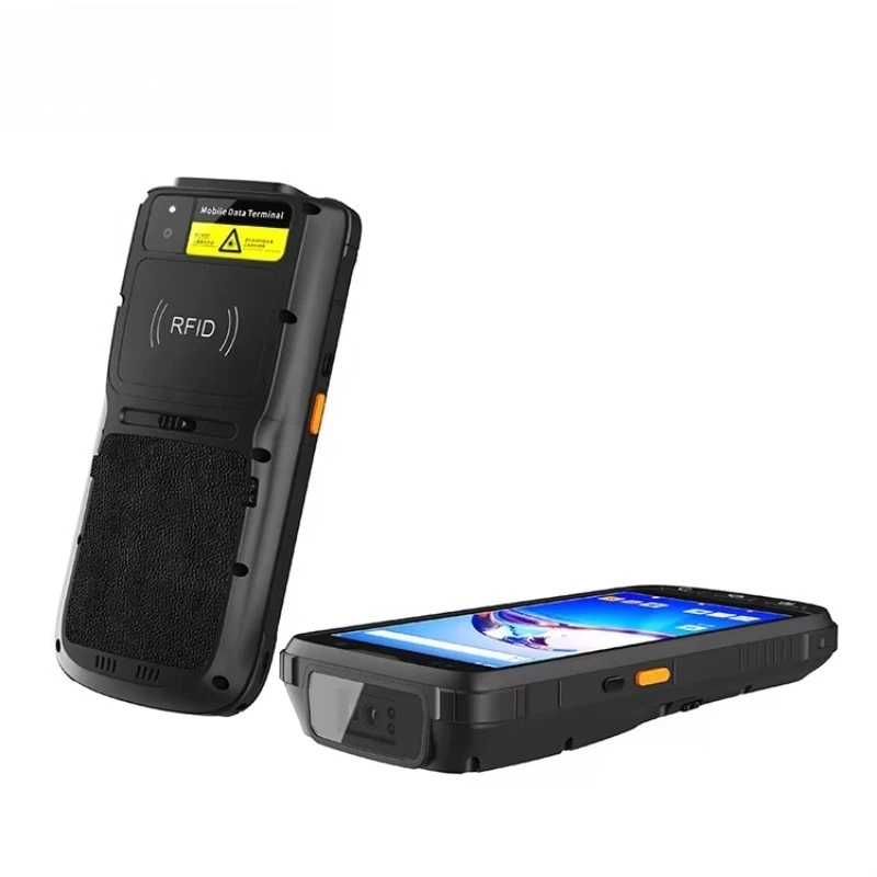BX6200 Android 10.0  Mobile PDA Wireless HF LF Handheld Pda with 125KHz RFID Card Reader and 13.56mhz Access Control Reader