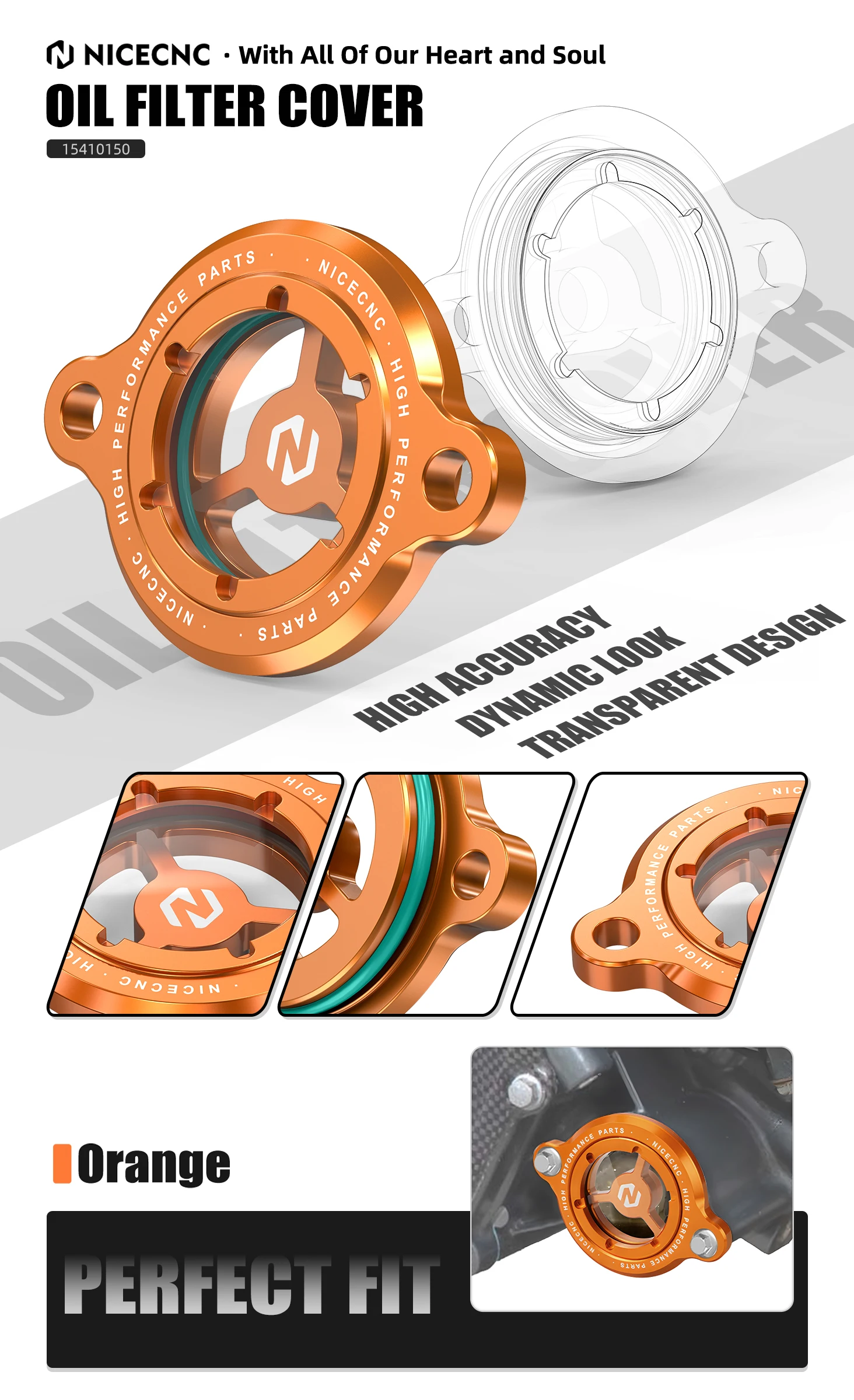 Motorölfilterschutz-Abdeckkappenstopfen für KTM 390 250 Adventure 2021–2023, Duke 125 200 250 390 RC 125 200 390 2017–2023 2022 – Detail 1