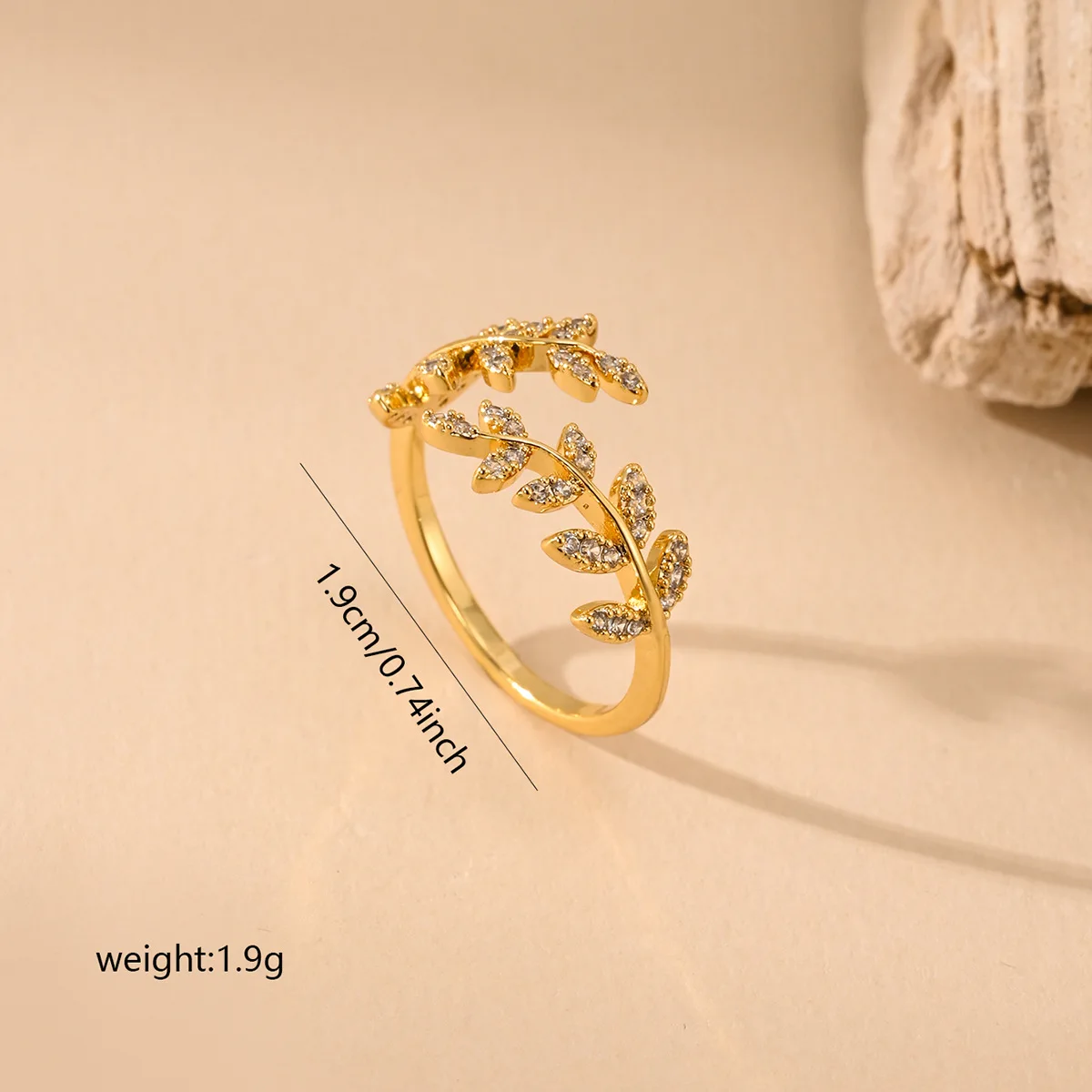 925 فضة قابل للتعديل فرع الزيتون خواتم للنساء رومانسية الزركون خواتم مفتوحة الكورية نمط هدايا مجوهرات الأزياء الطرف