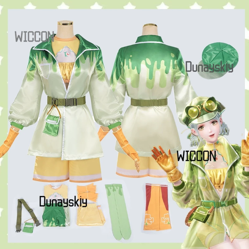 

Игра Infinity Nikki Frog Nikki аниме косплей костюм милая Лолита для девочек зеленое платье шляпа униформа костюм наряд на Хэллоуин на заказ