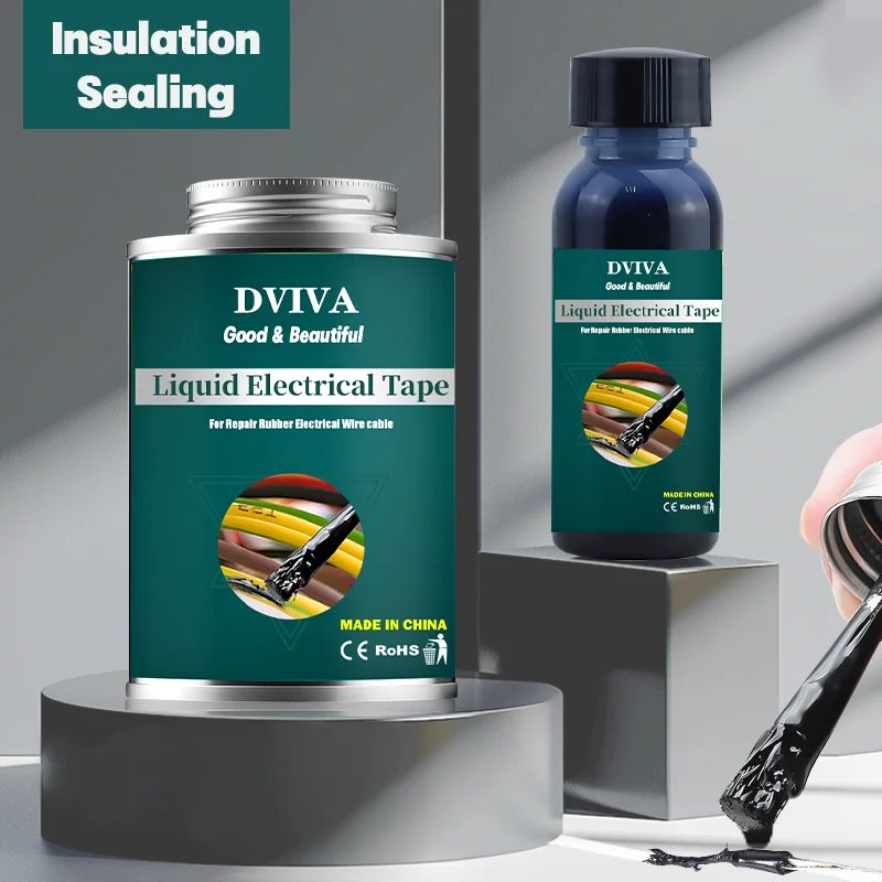 15-300ml Liquid Electrical Tape Insulation Paste Sealant Wire Cable Coat Fix Line Glue Liquid Insulation Paste Sealant