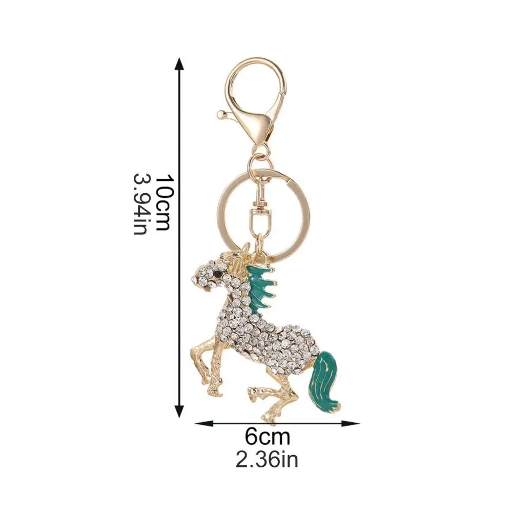 محظوظ الحصان قلادة 2026 سنة الحصان المفاتيح قلادة حسن الحظ سحر السنة الصينية الجديدة زودياك التميمة حلية حقيبة الظهر سيارة #6