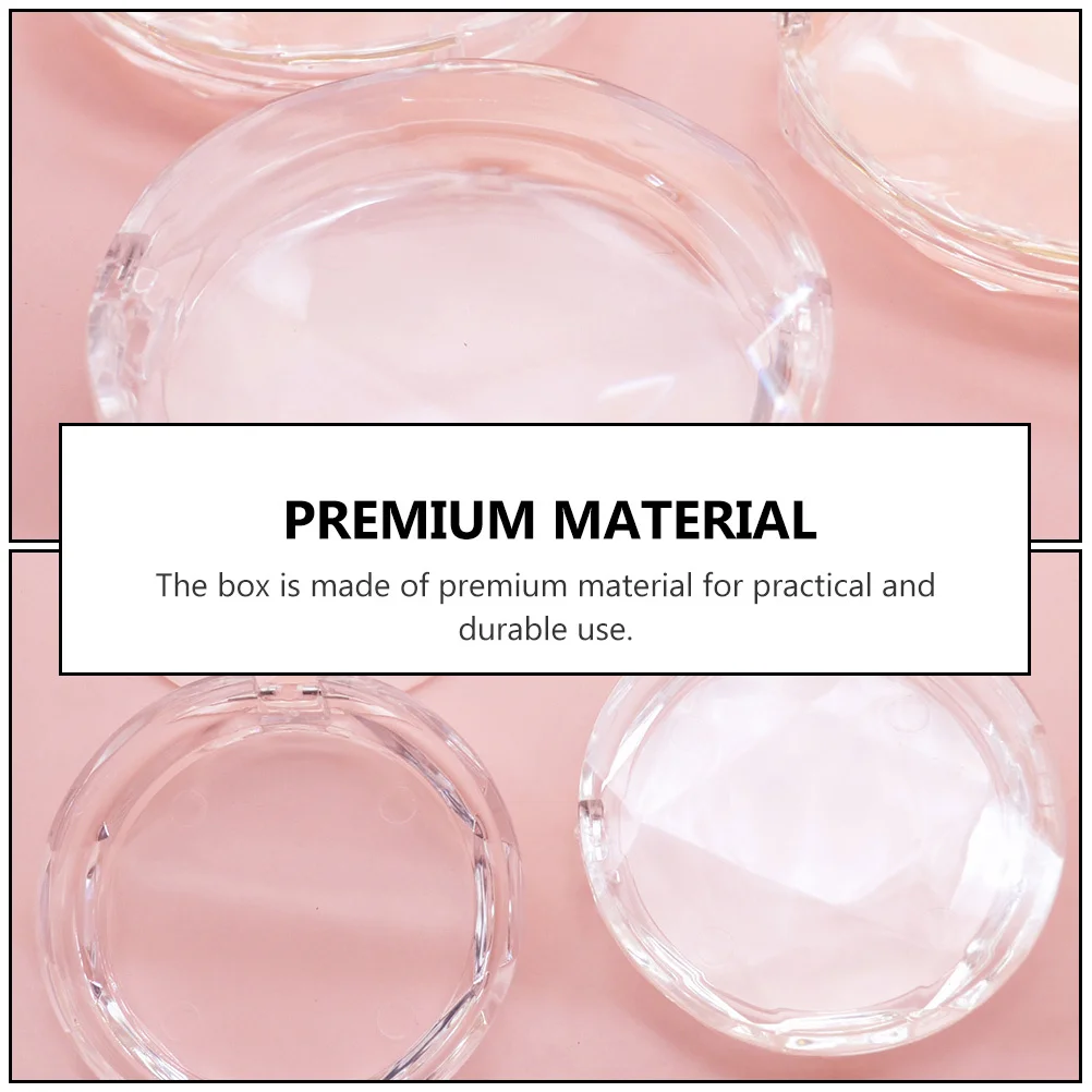 Caja de almacenamiento de pestañas, organizador de pestañas postizas Premium transparente para salón y uso diario, accesorio de maquillaje portátil, 3 uds.