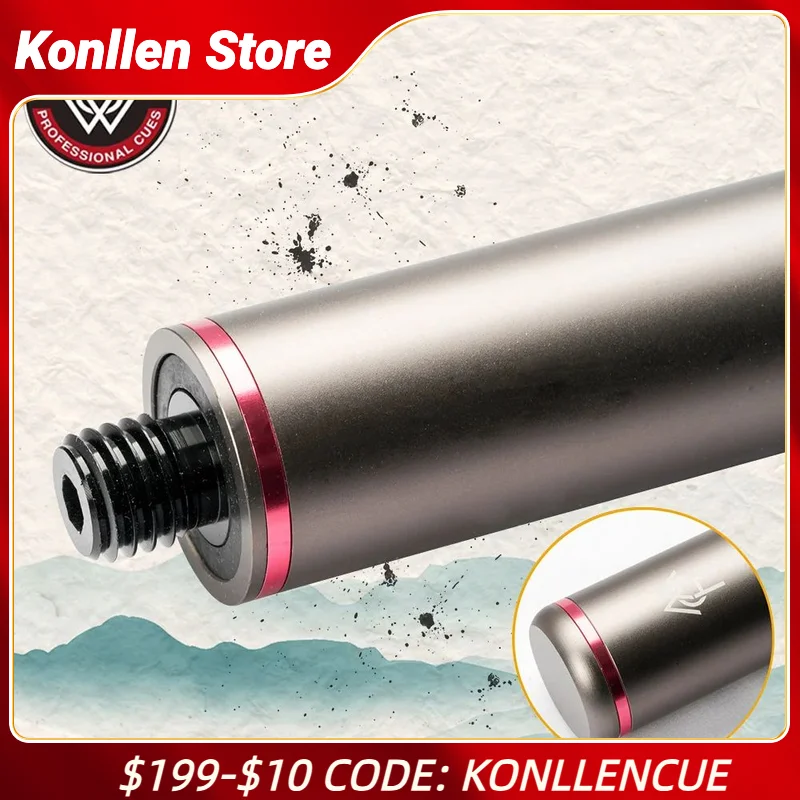 

HOW Pool Cue Extension Gray Stainless Steel Joint Aluminum Alloy For Pool/CaromCue Extend Extension Billiard Accessories