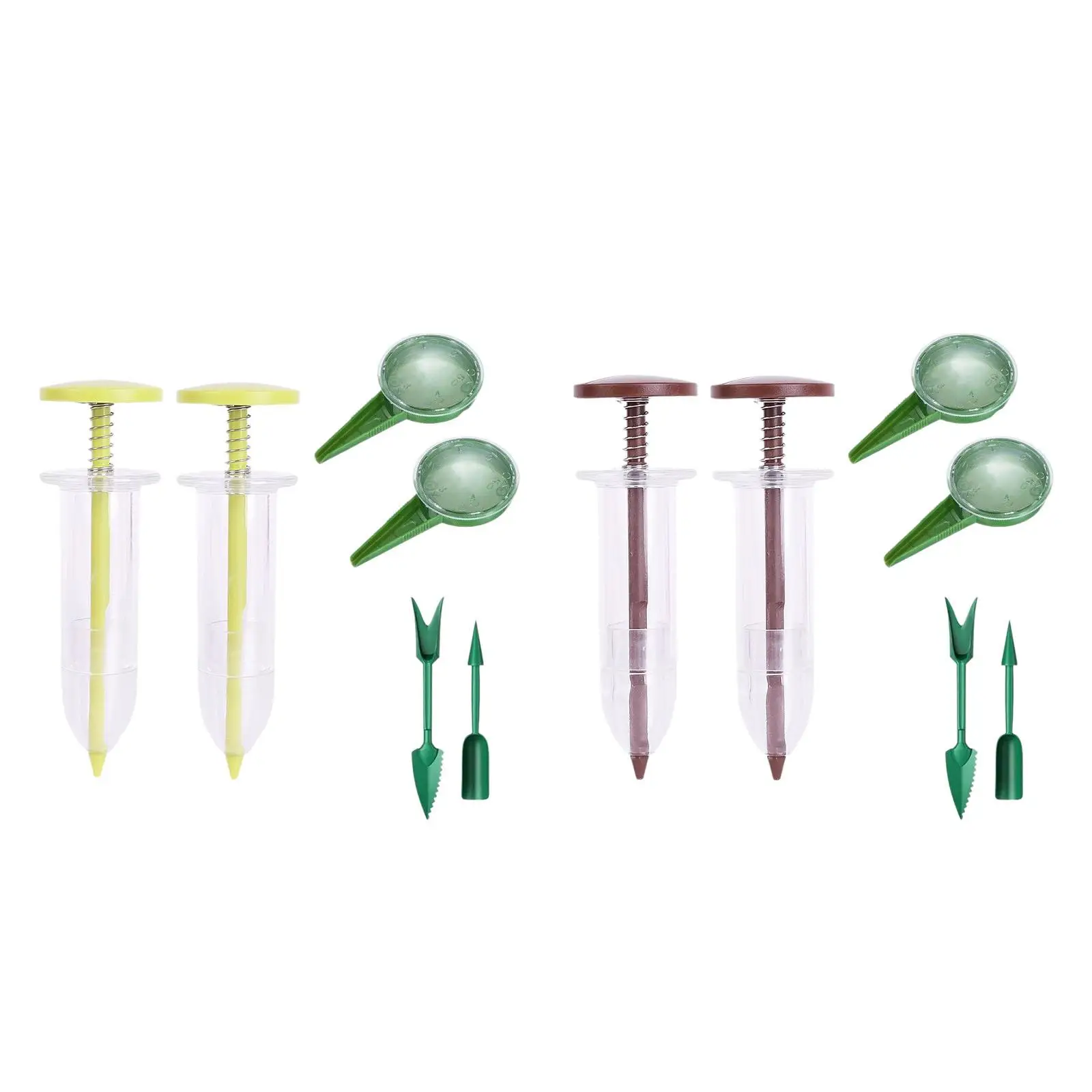 3x Mini Sowing Seed Dispenser Seed Sowing Garden Tool Press Out Easy And Fast Handheld Seed Spreader Flower Plant Seed Sower view 2