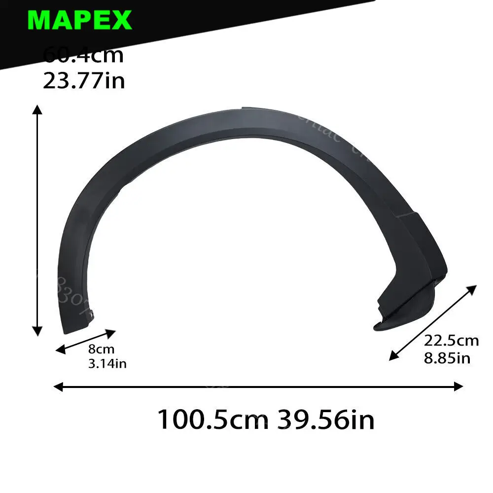 

Car Styling For Mazda CX-9 2016 2017 2018 2019 2020 2021 2022 2023 Right Rear Passenger Side Fender Opening Molding Protector