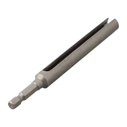 8-19MM Nut Driver 1/4inch Quick-Change Hex Shank Slotted Drill Bit Socket Wrench Tool 120mm Length Nut Driver Socket Tool