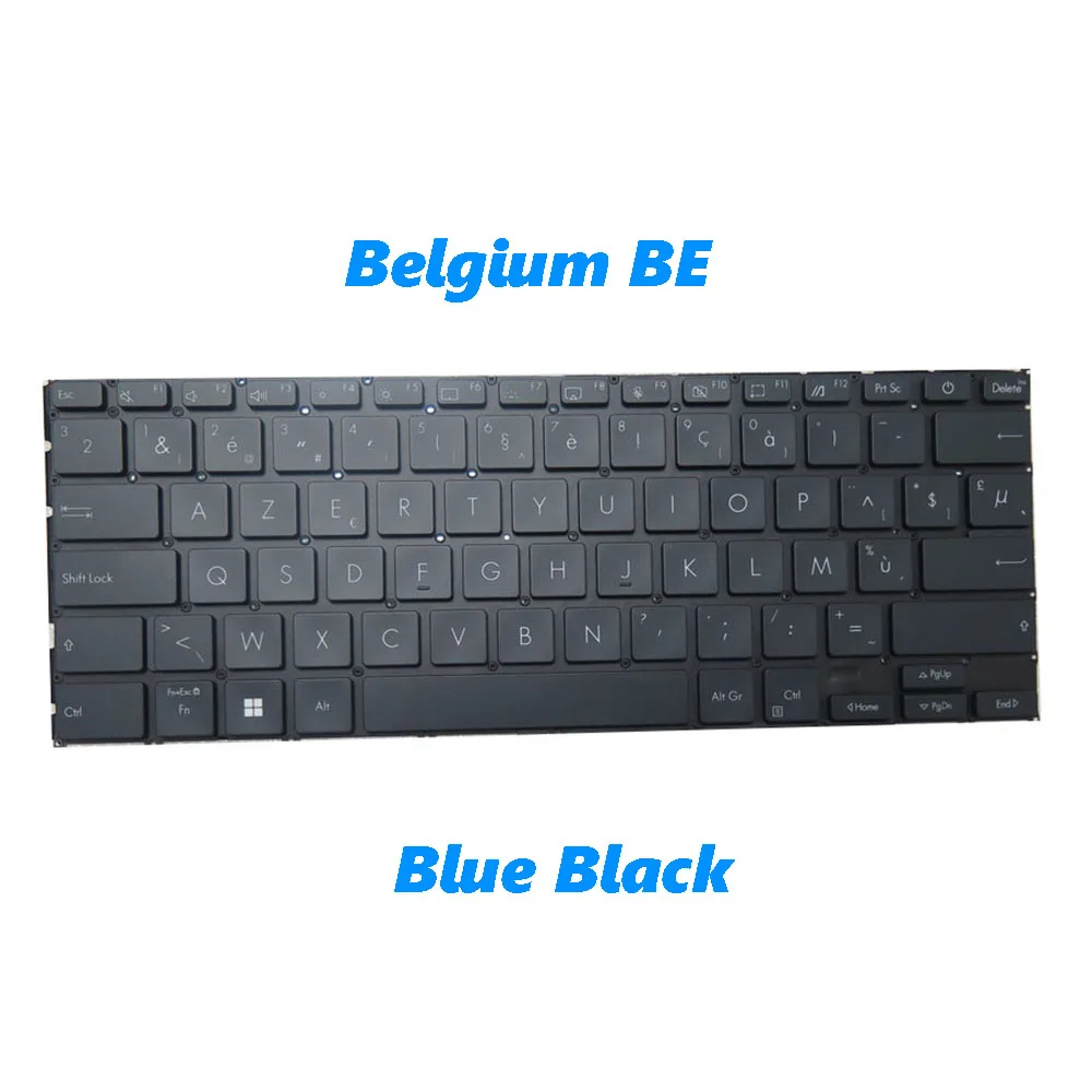 

Клавиатура UK\BE\FR\PO\US для ASUS Zenbook 14, откидная OLED UP3404 UP3404VA с подсветкой без рамки