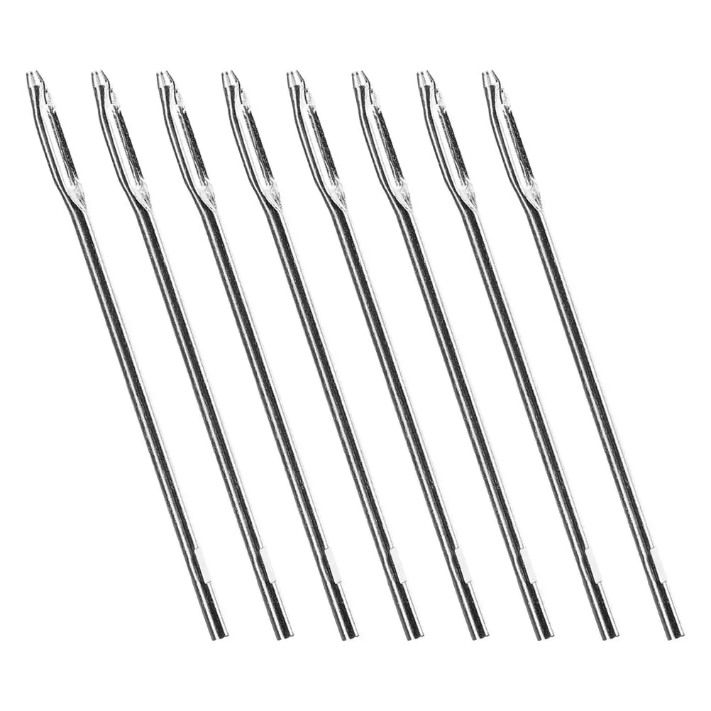 8pcs Plug Needles With Reamer Patch Kit For Automotive Tools Car Tire Repair Tool Set, Tire Repair Plug, Split Eye Needles For