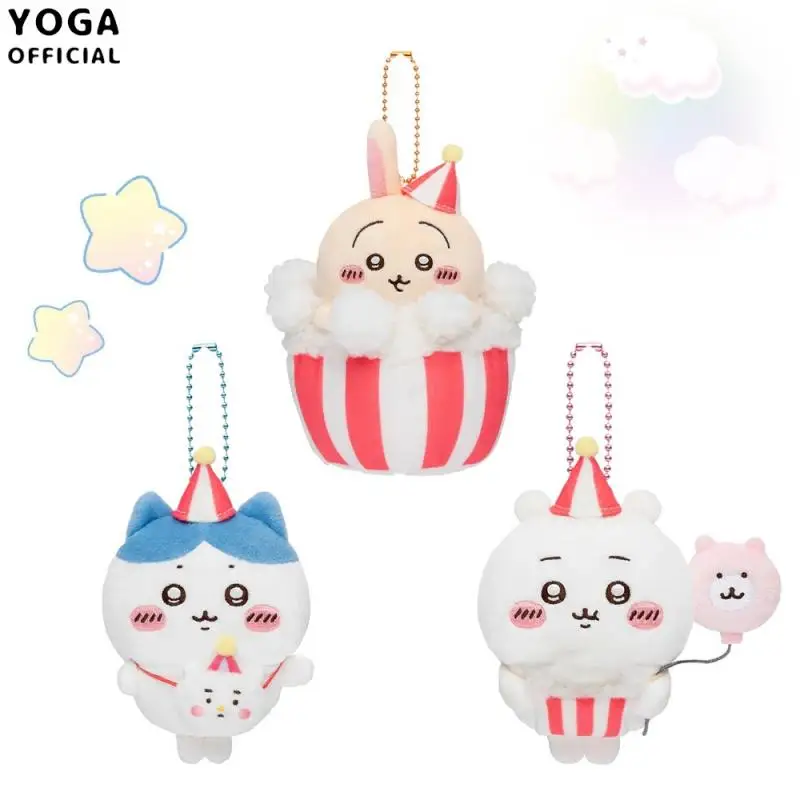 

Kawaii Miniso Chiikawa Plush Toy Hachiware Usagi Cute Anime Circus Series Backpack Pendant Plush Toy Pendant Birthday Gift