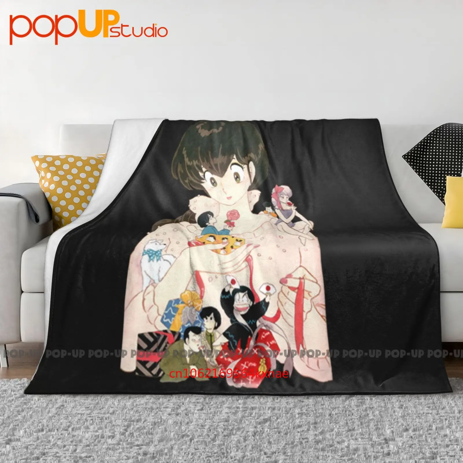 Tributo Maison Ikkoku Cara Dolce Kyoko Cartone بطانية فائقة النعومة لحاف الشتاء غطاء أريكة أغطية السرير