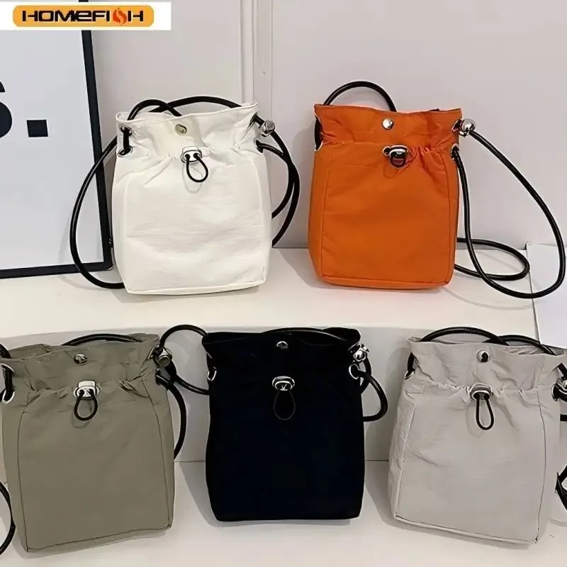 Sac bandoulière en nylon Homefish, mini-portefeuille souple pour téléphone, sac à bandoulière carré multifonctionnel, sac messager