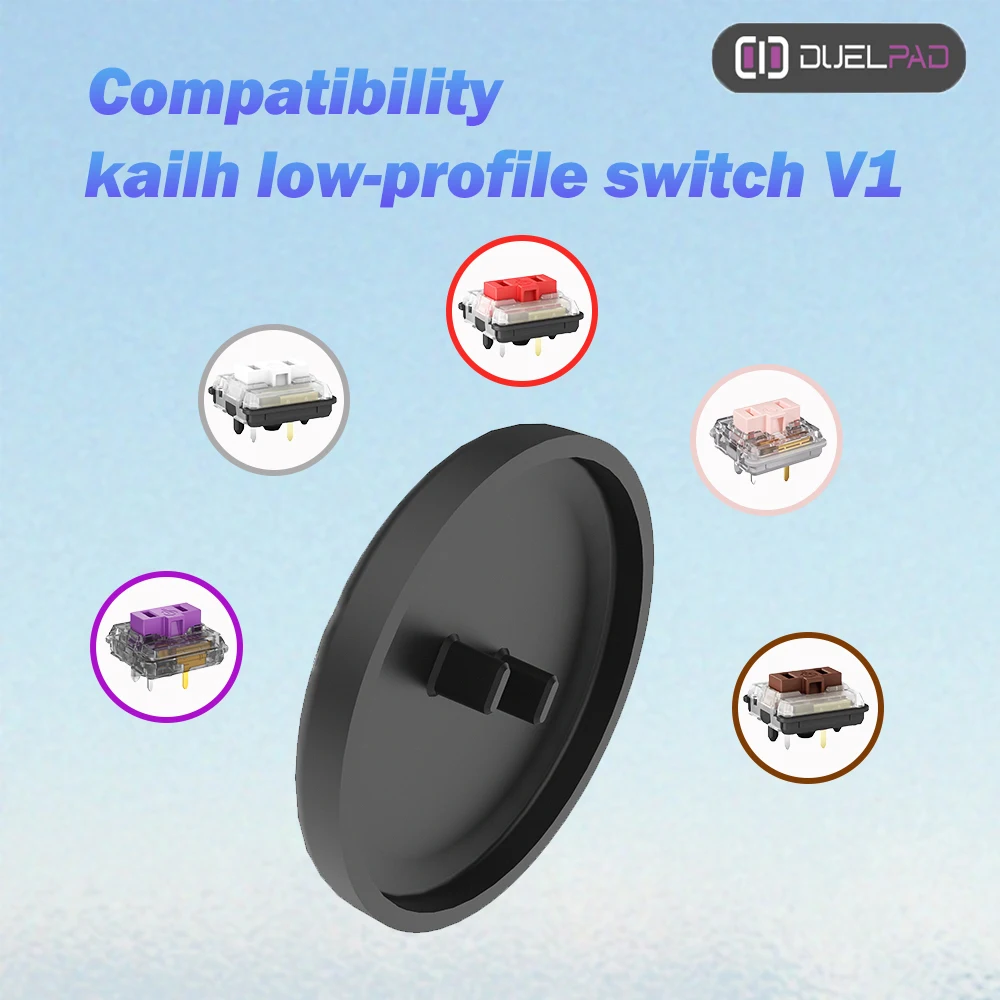 Duelpad Non-Slip Mini HitBox Arcade Fighting Grip Switch Epig Button Cover Hitbox with Kailh Choc Low-profile Switch V1
