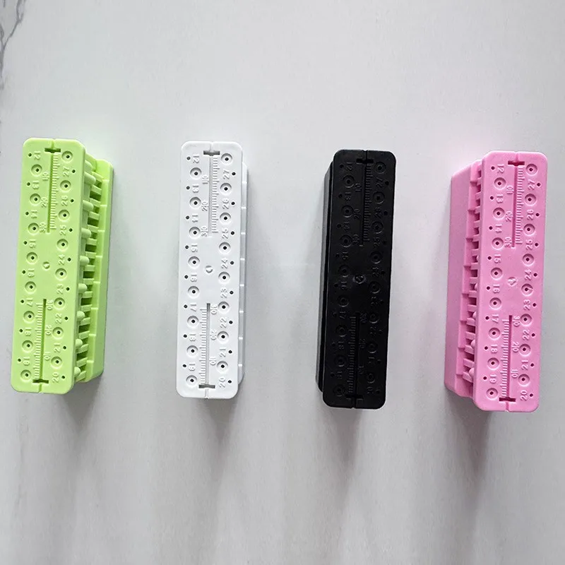 

10pcs Dental Endo Files Measuring Block with Ruler Endodontic Instrument Autoclavable Block Dentist Instrument Holder Dental
