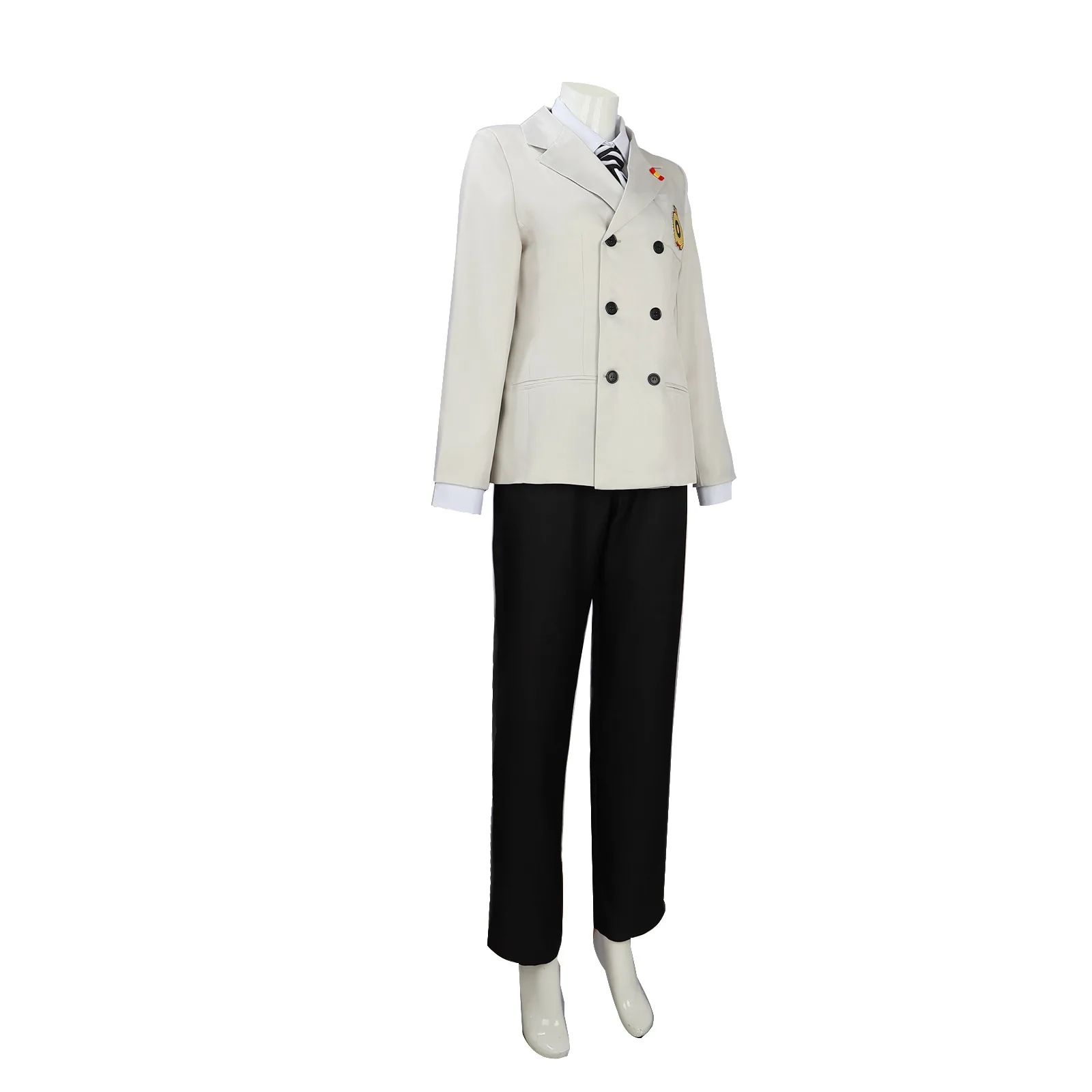 Persona 5 Cosplay Traje para Homens e Mulheres, Uniforme Akechi Escolar, Fatos de Halloween, Festa de Carnaval, Roupas de RPG