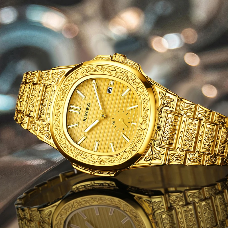 Bangwei 2025 relógio feminino negócios de luxo senhoras moda simples quadrado qualidade aço inoxidável relógio de pulso quartzo reloj