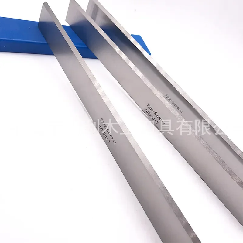 2026 Manufacturer High Speed Steel HSS Woodworking Plane Blade Flat Planer White Steel Blade Planer Blades