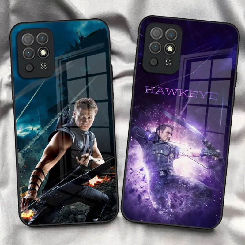 Hawkeye Phone Case For Huawei P50 P40 P30 P20 P10 P9 Pro P Smart Z Plus 2019 2021 Toughened Glass