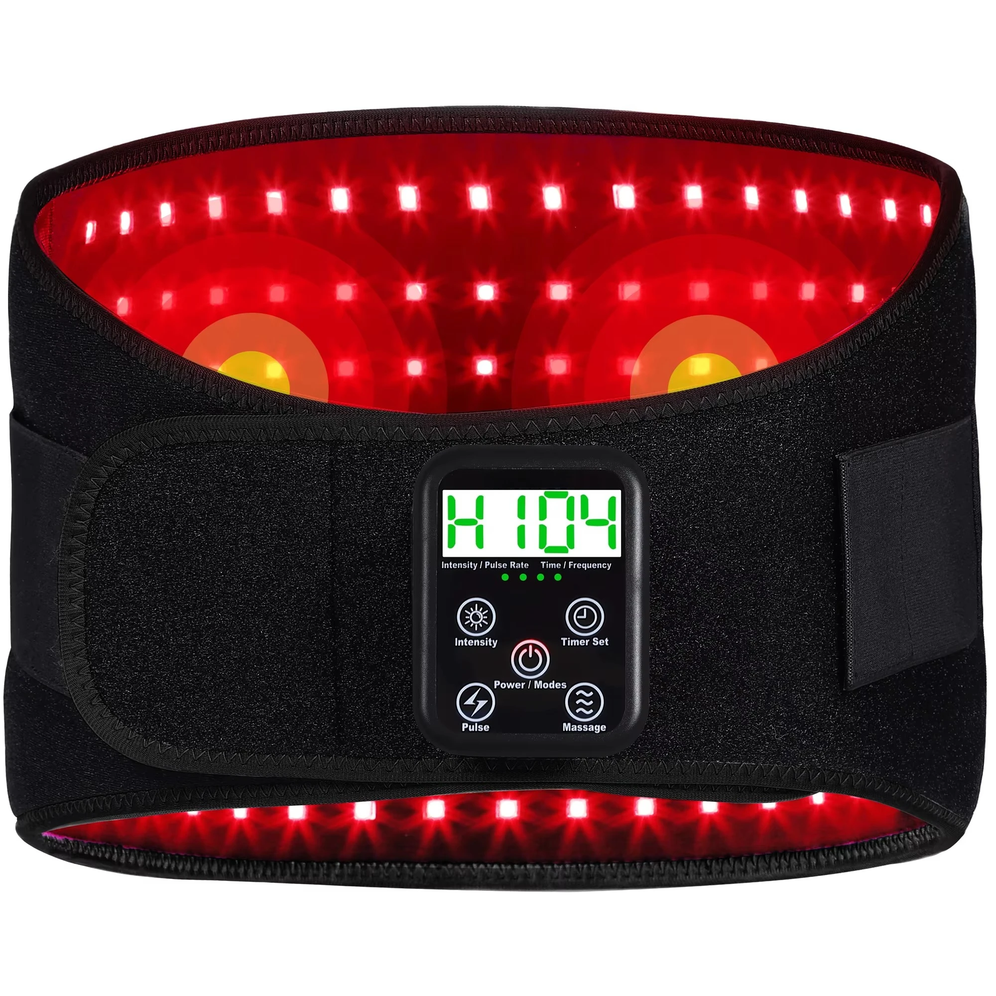 

Innovative Home Infrared Light Therapy Waist Belt with Electric Vibration Massager
