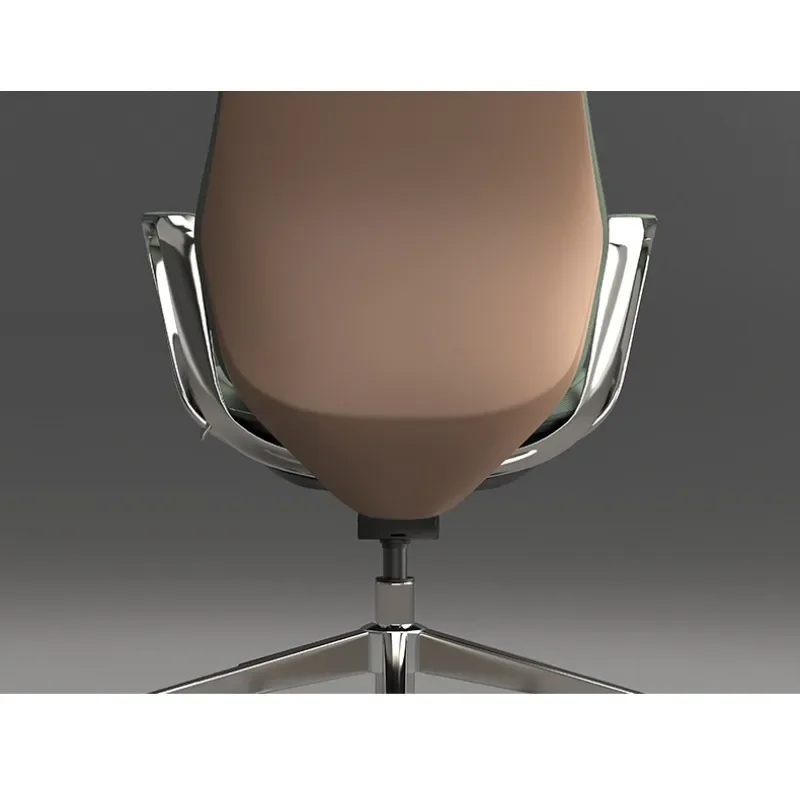 Leather Computer Chair Ergonomic Chair Backrest Comfortable Boss Business Office Swivel Household