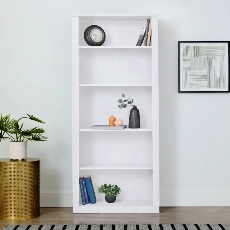 

Mayview Five Shelf Standard Bookcase, White