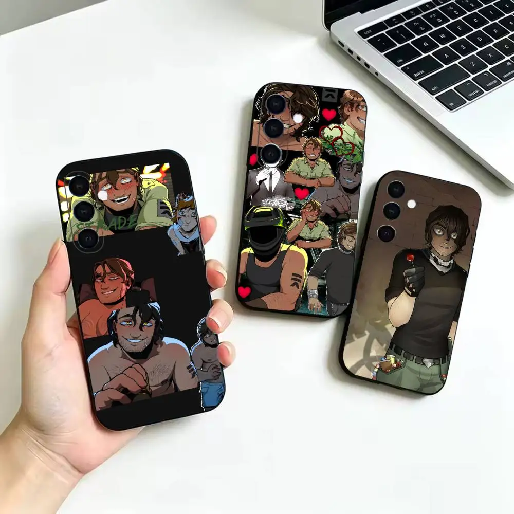 Horror game character Shockproof Black Case, Compatible with Samsung Galaxy A02S,A12-A52,A21S,A31,A41,A51,A71-A73,A30S