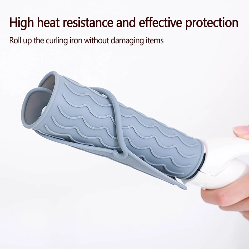 New 1PC Multifunctional Silicone Heat Resistant Pad Insulation Mat For Hair Straightener Heat Curling Stick Curler Flat Irons