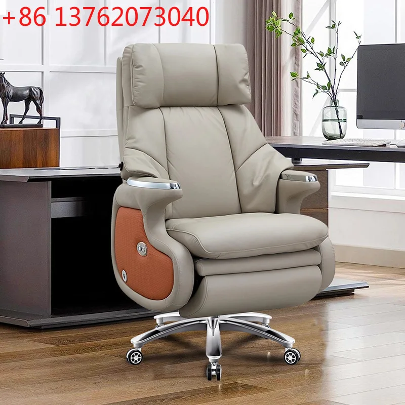 L'ufficio della sedia capo in pelle elettrica per massaggio intelligente può sdraiarsi per la pausa pranzo comoda sedentaria