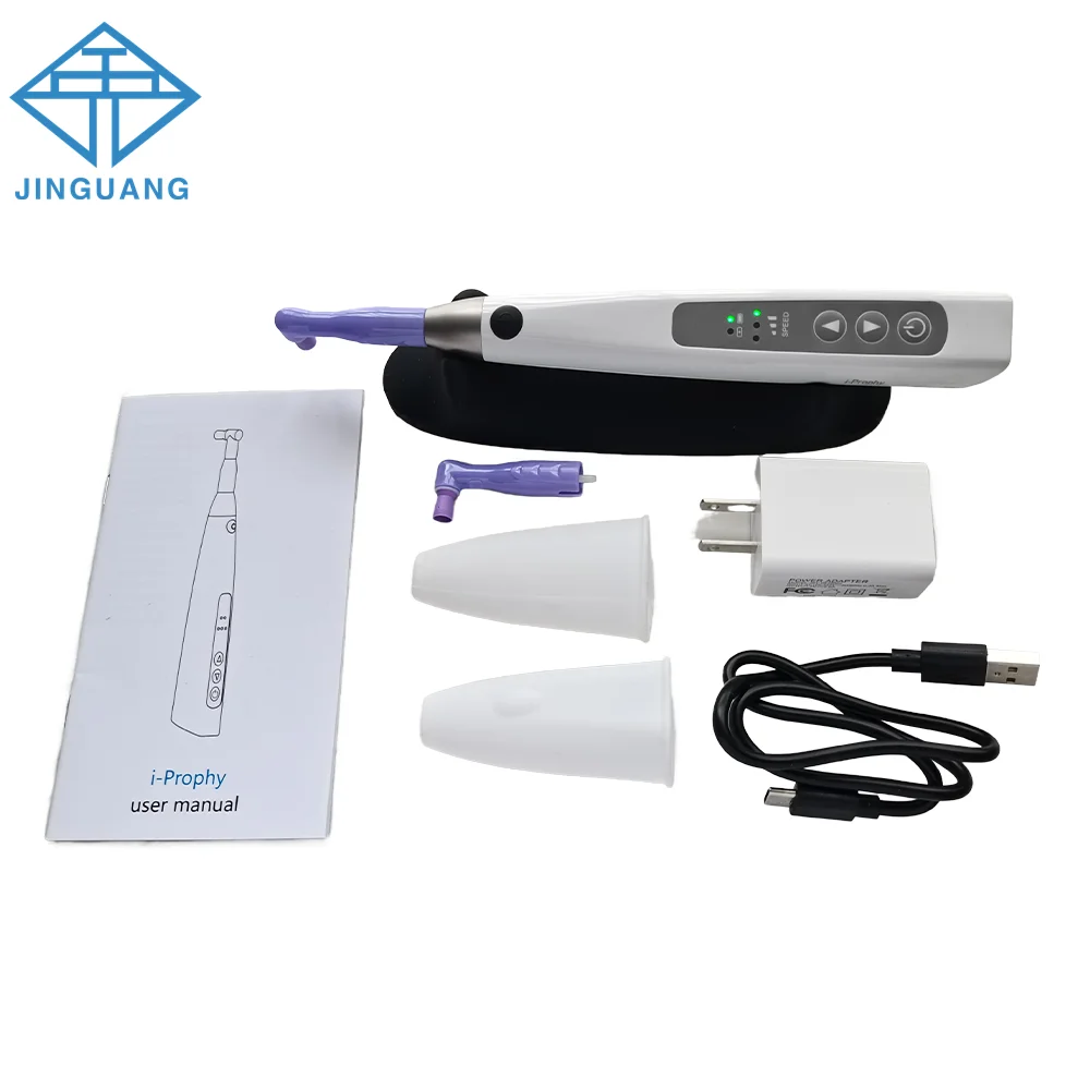 Dental Cordless Polishing Handpiece 2500rpm Electric Motor With Prophy Angles Machine for Teeth Cleaning and Polishing