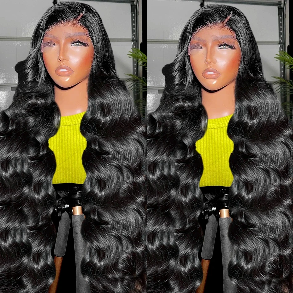 

30 40 Inch Body Wave Transparent 13x4 Lace Frontal Human Hair Wigs Pre Plucked Brazilian Remy 13x4 Lace Front Wig For Women