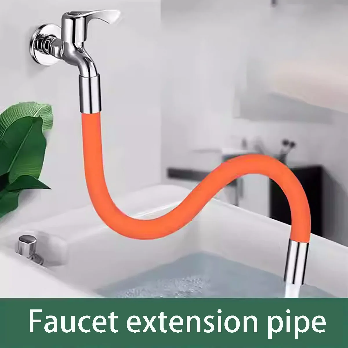 1pc Water Faucet Extension Pipe, Universal Extended Water Pipe, Anti-Splash Extension Pipe 2025