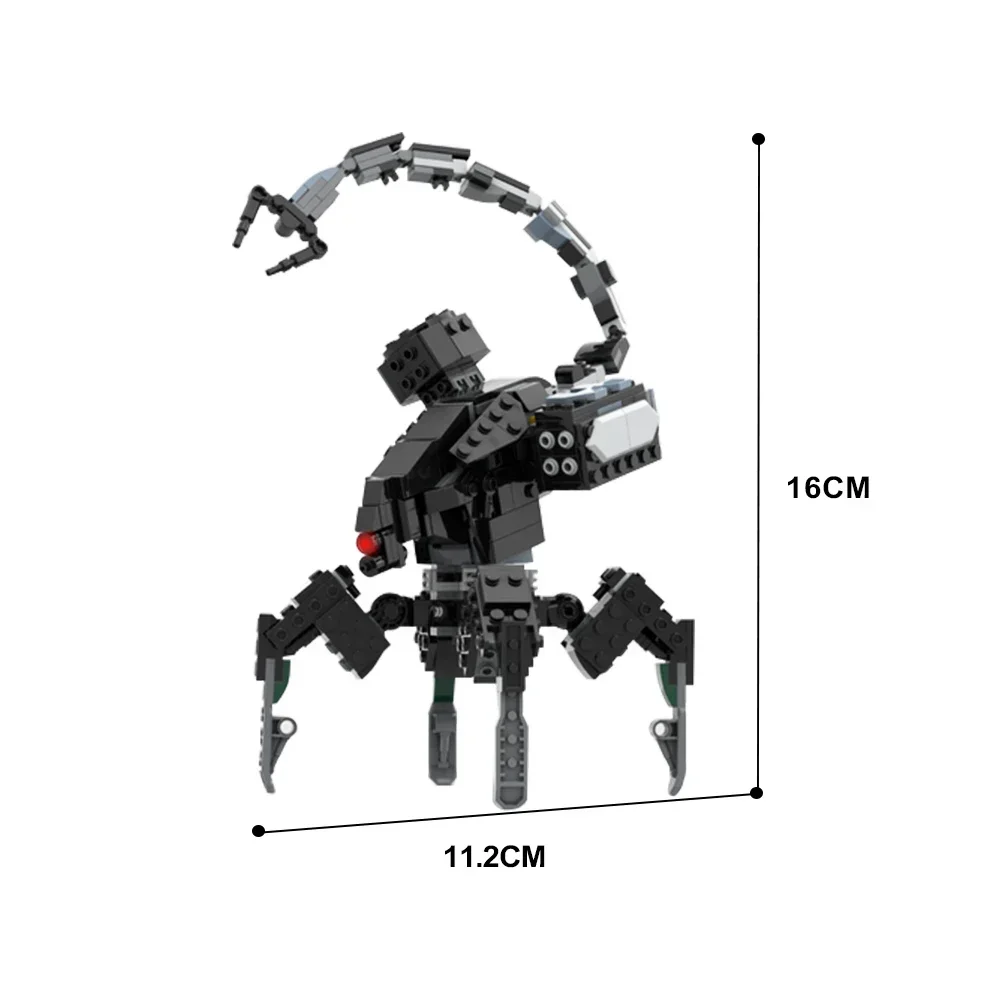 EKbricks Moc Horizon Zero Dawn FAS-ACA3 Scarab Model Bricks Game Monster Forbidden West DIY Building Blocks Toy For Gift