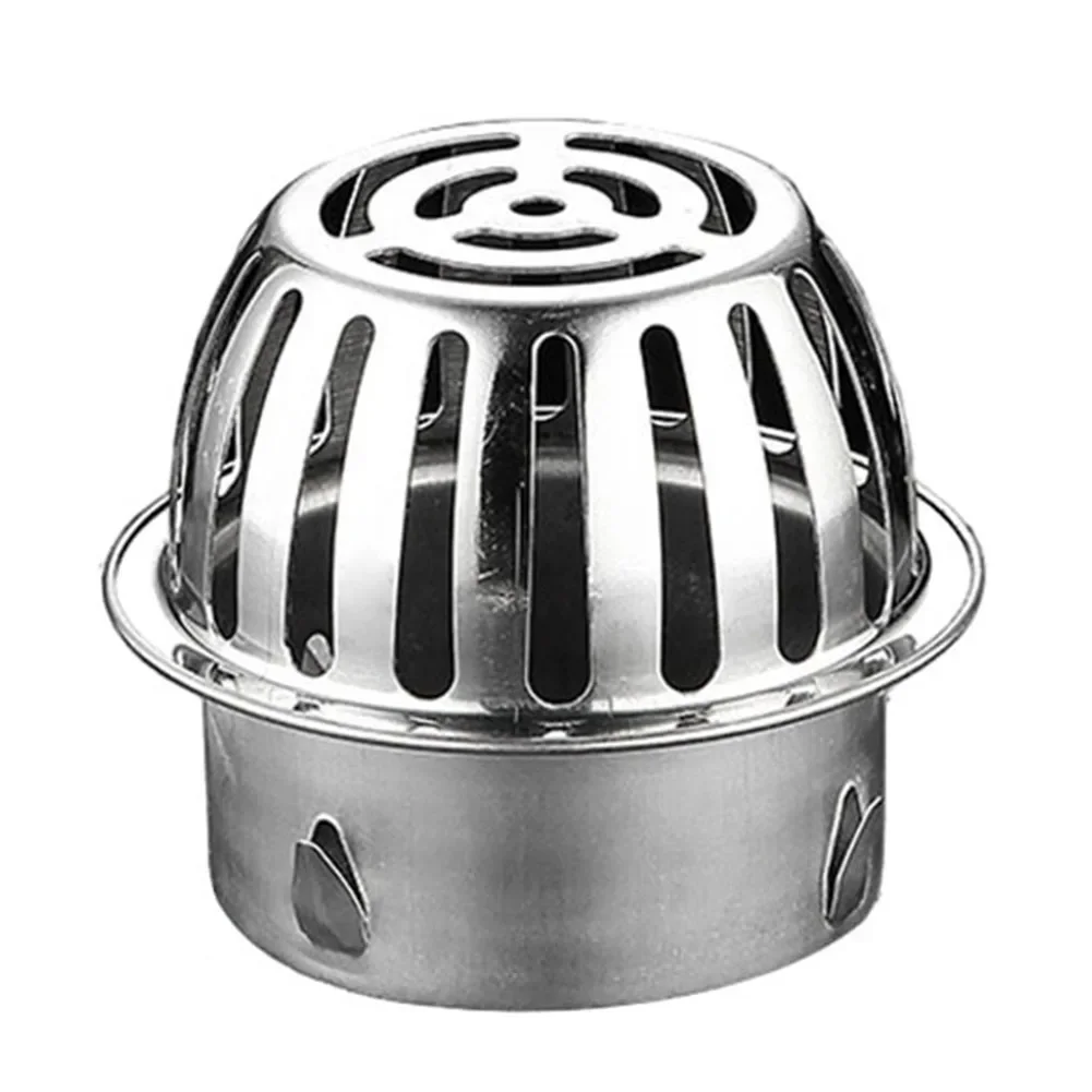 Roof Floor Drain 304 Stainless Steel 50-200mm Anti-clogging Easy Installation Fast Drainage Silent Design Brand New