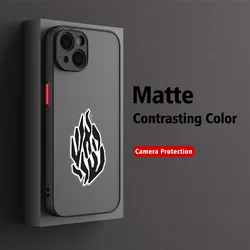 Mode Zwarte Vlam Telefoon Case Voor Samsung Galaxy S25 S24 S23 S22 S21 S20 S10 FE Note20 Plus Ultra Lite 5G Back Cover