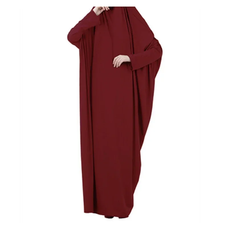 

Full Cover Overhead Hooded Abaya Muslim Prayer Garment Hijab Ramadan Long Khimar Dress Islamic Arabic Gowns Ramadan Kaftan Robe