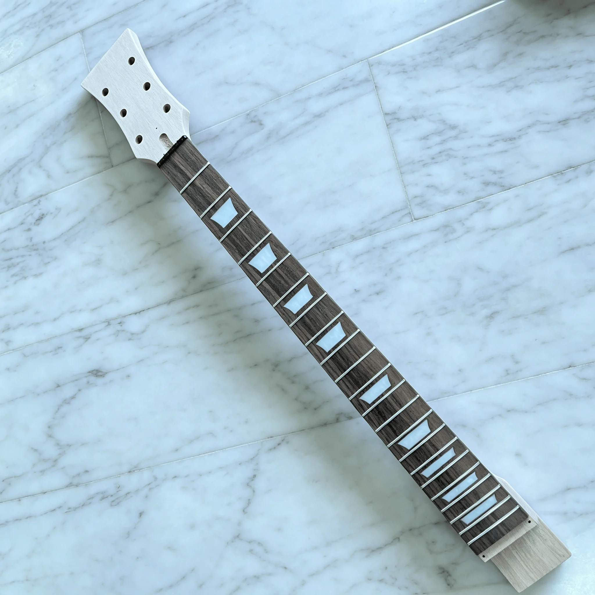 DIY Guitar Kit Unfinished Mahogany Body Rosewood Fretboard Complete Parts for Custom WorldwideBuilding Free Shipping view 6