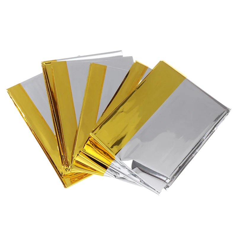 Outdoor Survival Erste Hilfe Military Rescue Kit Notfall Decke Winddicht Wasserdichte Folie Thermische Decke Für Camping Wandern