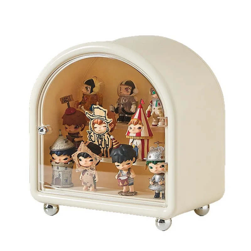 

Storage box for household use, transparent large-capacity display cabinet