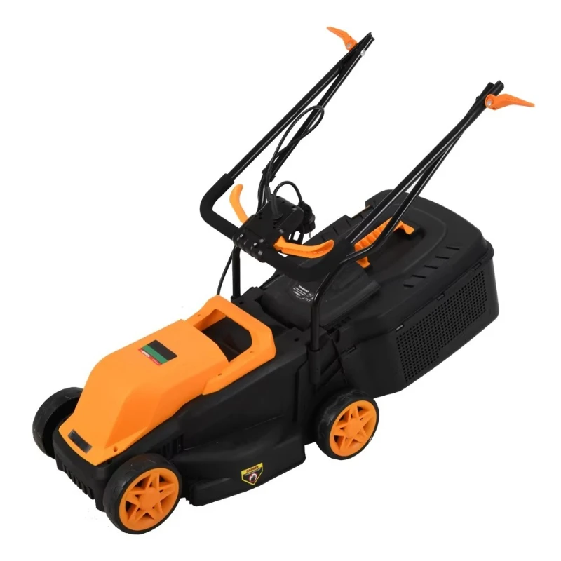 جزازة العشب المحمولة بالدفع اليدوي، جزازة العشب الكهربائية الجديدة من الدرجة الصناعية، المعدات الأصلية لقطع العشب بقدرة 1300 وات