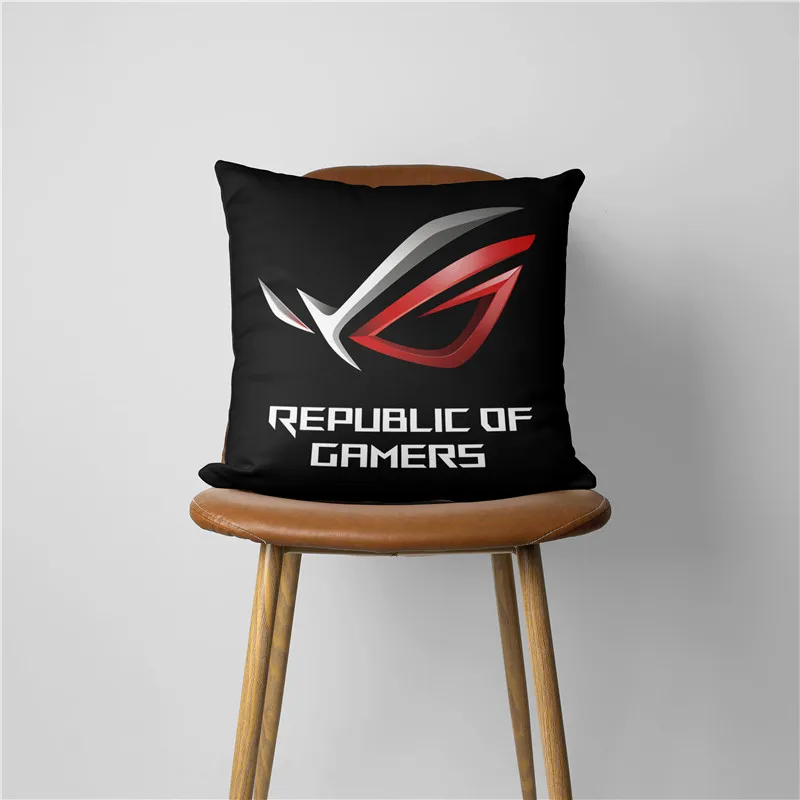 Republic Of Gamers Cushion Cover for Sofa, Pillow Case, Car Seat, Throw Pillowcase, Decorative, 281