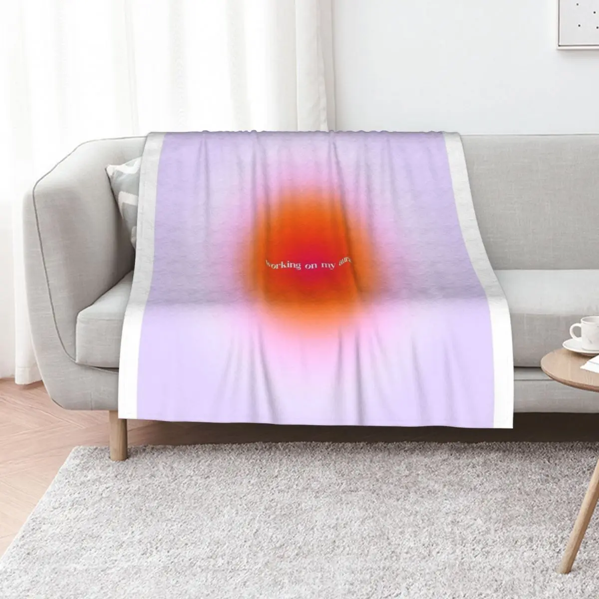 

Working On My Aura Gradient, SZA Love Galore Throw Blanket Thermal Custom sofa bed For Decorative Sofa Blankets