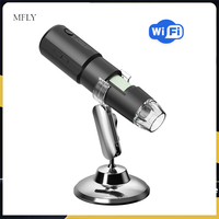 Wireless Digital Microscope 50X-1000X Magnification WiFi Portable Handheld Microscopes with Adjustable Stand For IOS Android PC