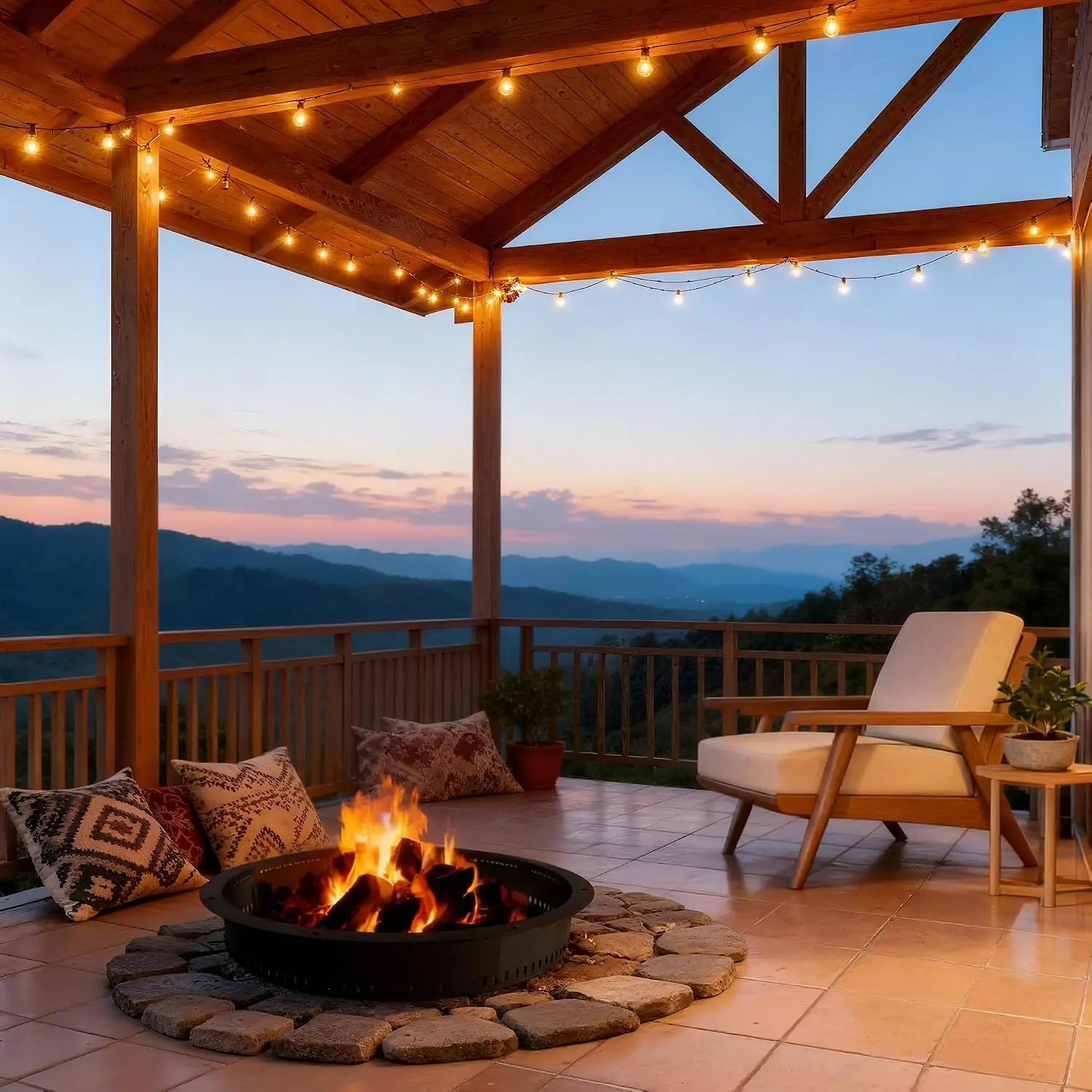 Smokeless Fire Pit Ring Insert - 60 Inch Outdoor Fire Pit Liner with Airflow Design for Efficient Burning, Durable Steel