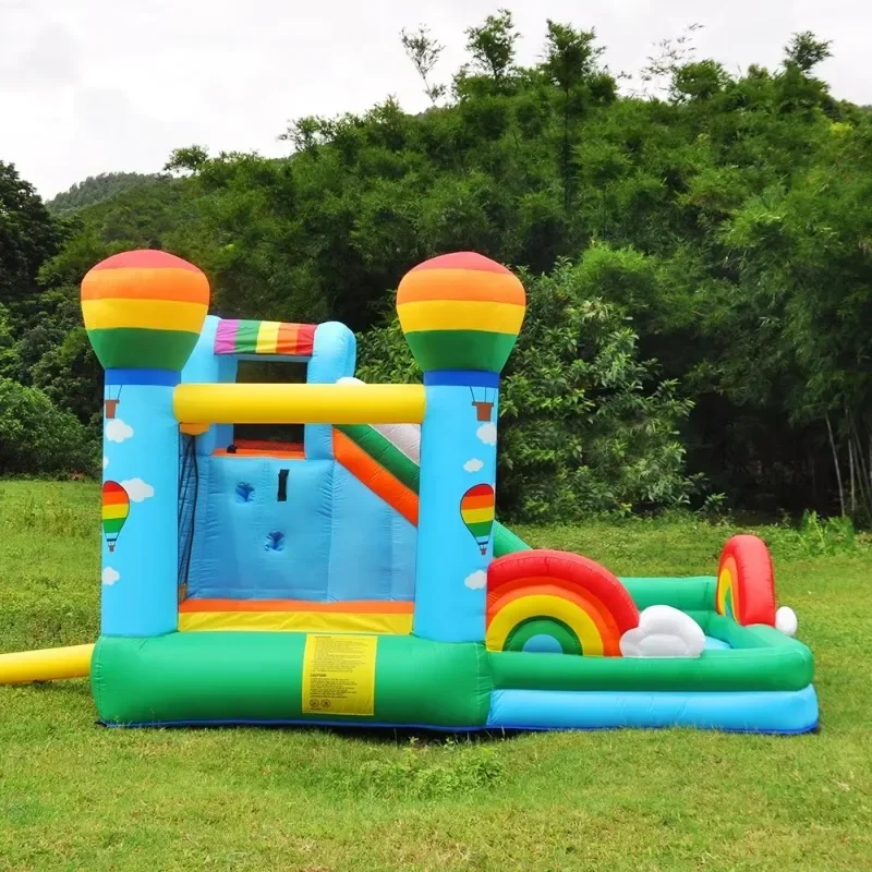Castle Equipment Wedding Party bounce house Inflatable Slide Inflatable House Rainbow Inflatable Castle