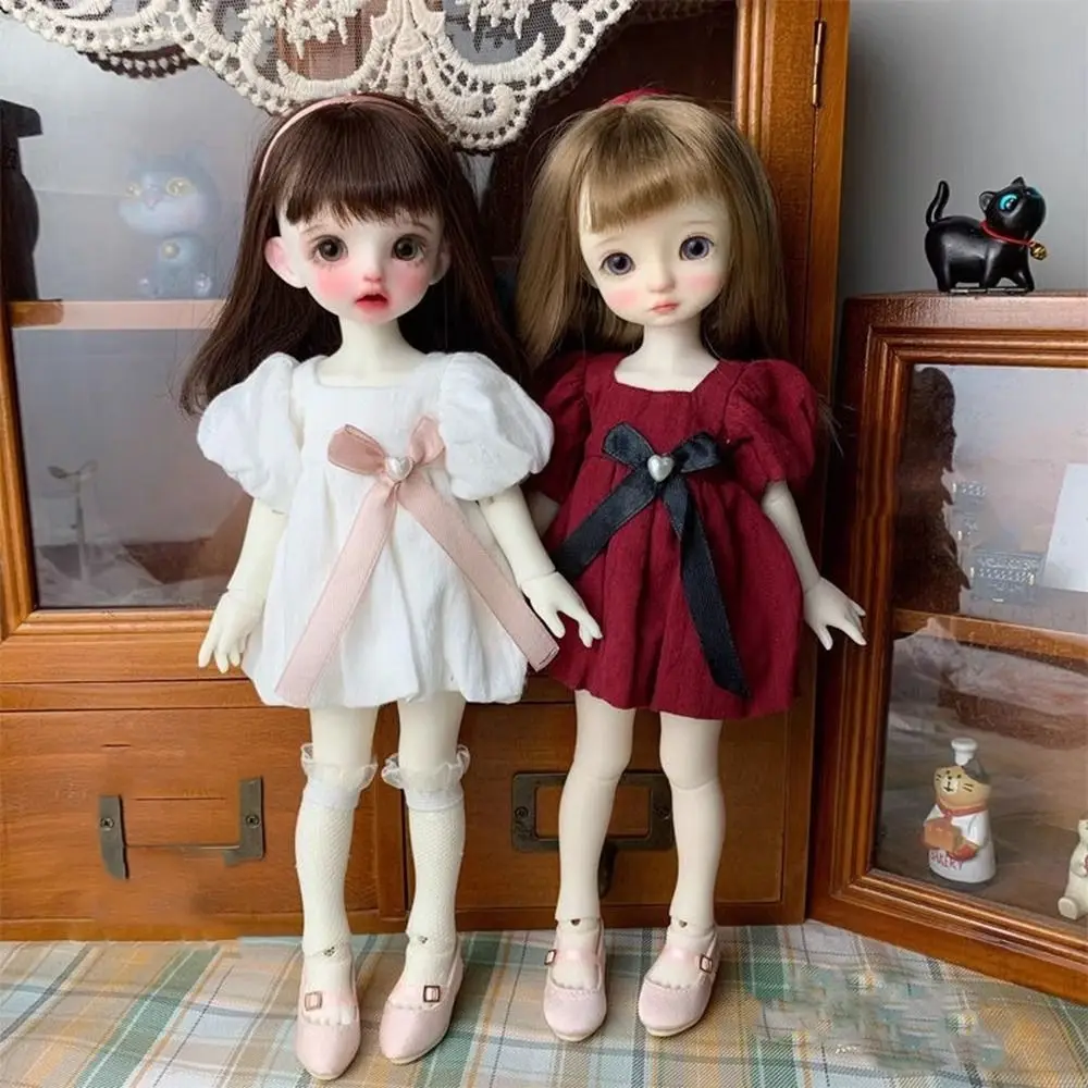 

Handmake Elegant Casual Dresses Fashion Mini Dolls Princess Dress Cute DIY Accessories Sweet Short Skirt for 1/6 BJD 30cm Dolls