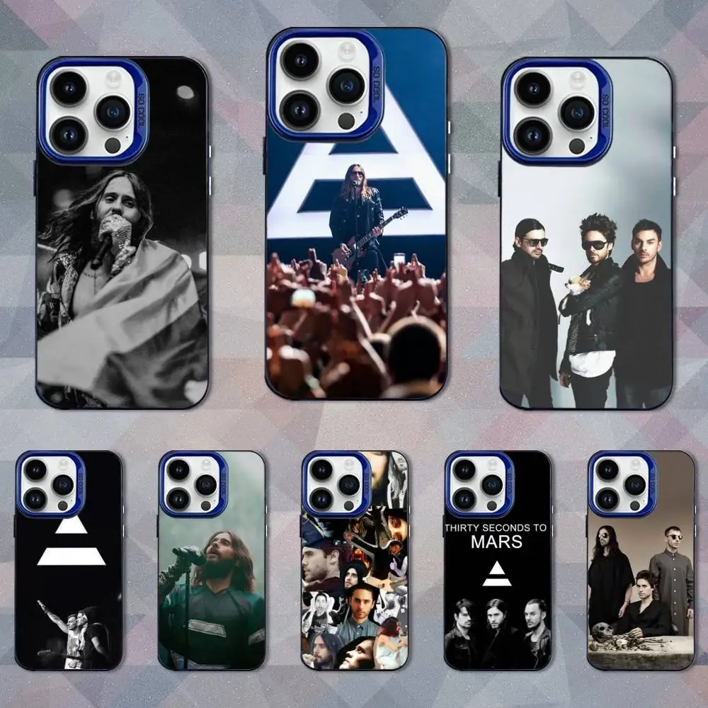 

30 S-SECONDS To M-MARS Phone Case For iPhone 16,15,14,13,12,17,11,Mini,Pro,SE,XS,MAX Blue Matte Silicone Cover