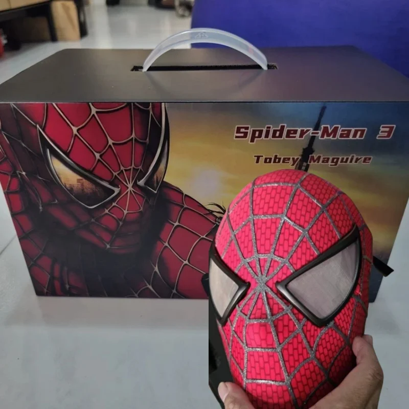 

Аниме Человек-паук 3, маска для косплея Venom Tobey Maguire, Человек-паук, магнитная опора для глаз, вечерние фигурки, игрушки, рождественские подарки