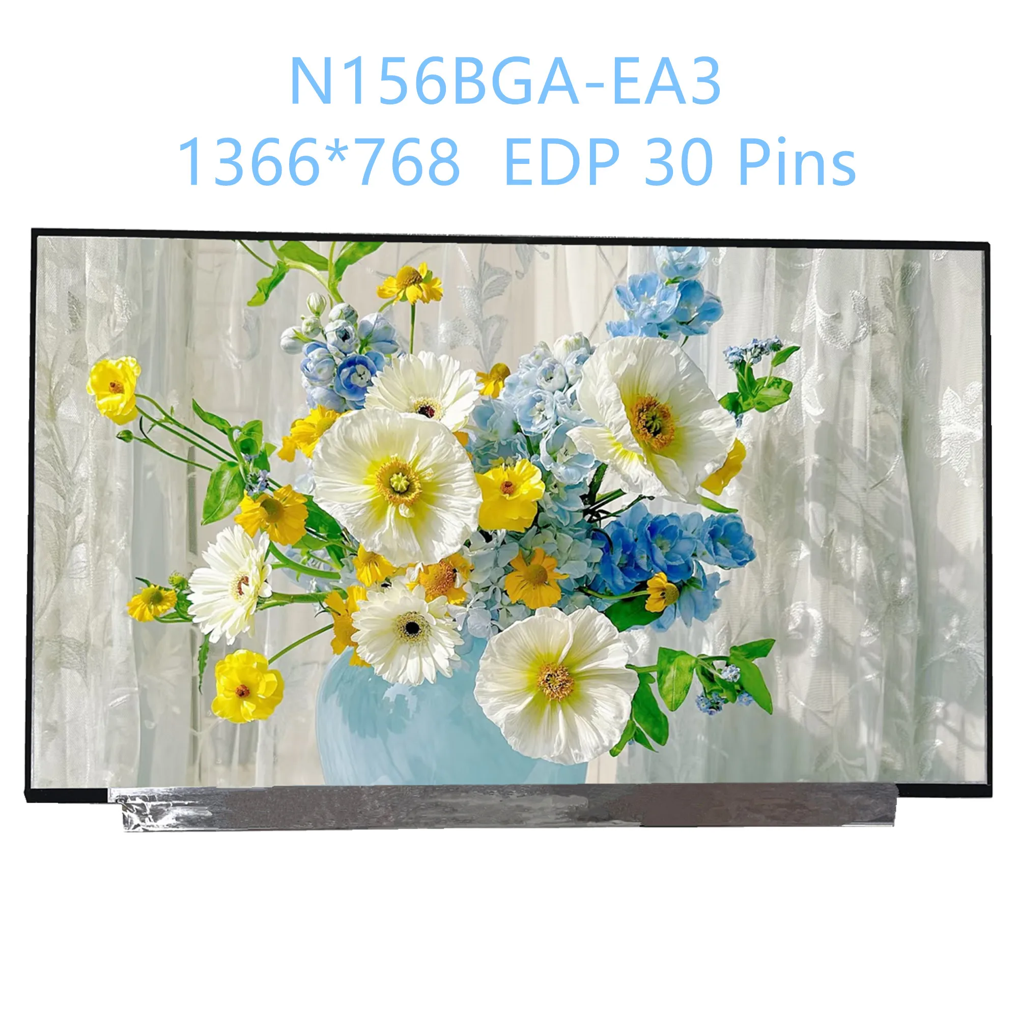 

N156BGA-EA3 NT156WHM-N45 N44 N43 15.6" Laptop LCD Screen Display Panel 1366*768 EDP 30 Pins