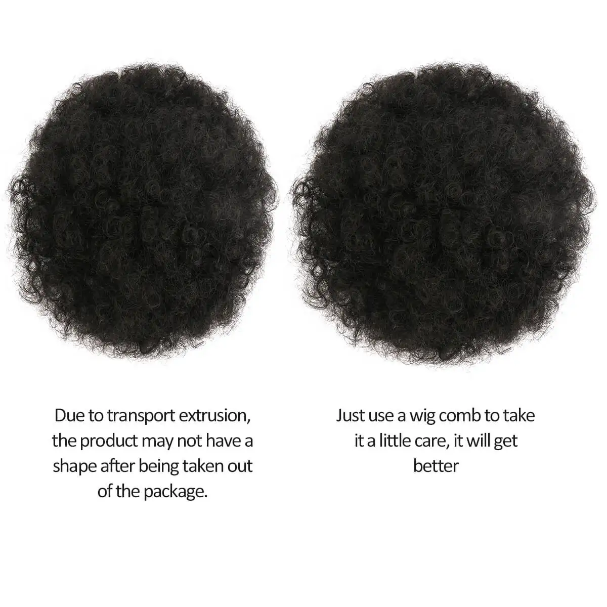 Synthetic Afro Puff Chignon Ponytail Small To Big Kinky Curly Drawstring Pony Tail Hair Extension Hairpieces For Women