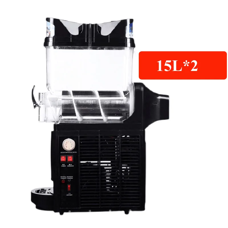 Maszyna do zamrożonych napojów Komercyjna maszyna do błota pośniegowego Granita Dwa smaki maszyny do błota pośniegowego